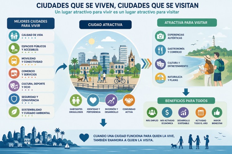 Urbemarketing: una ciudad atractiva para vivir tambi&eacute;n es un lugar para visitar