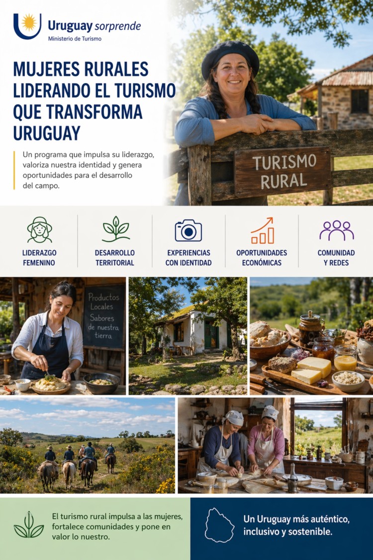 Mujeres rurales como motor del turismo