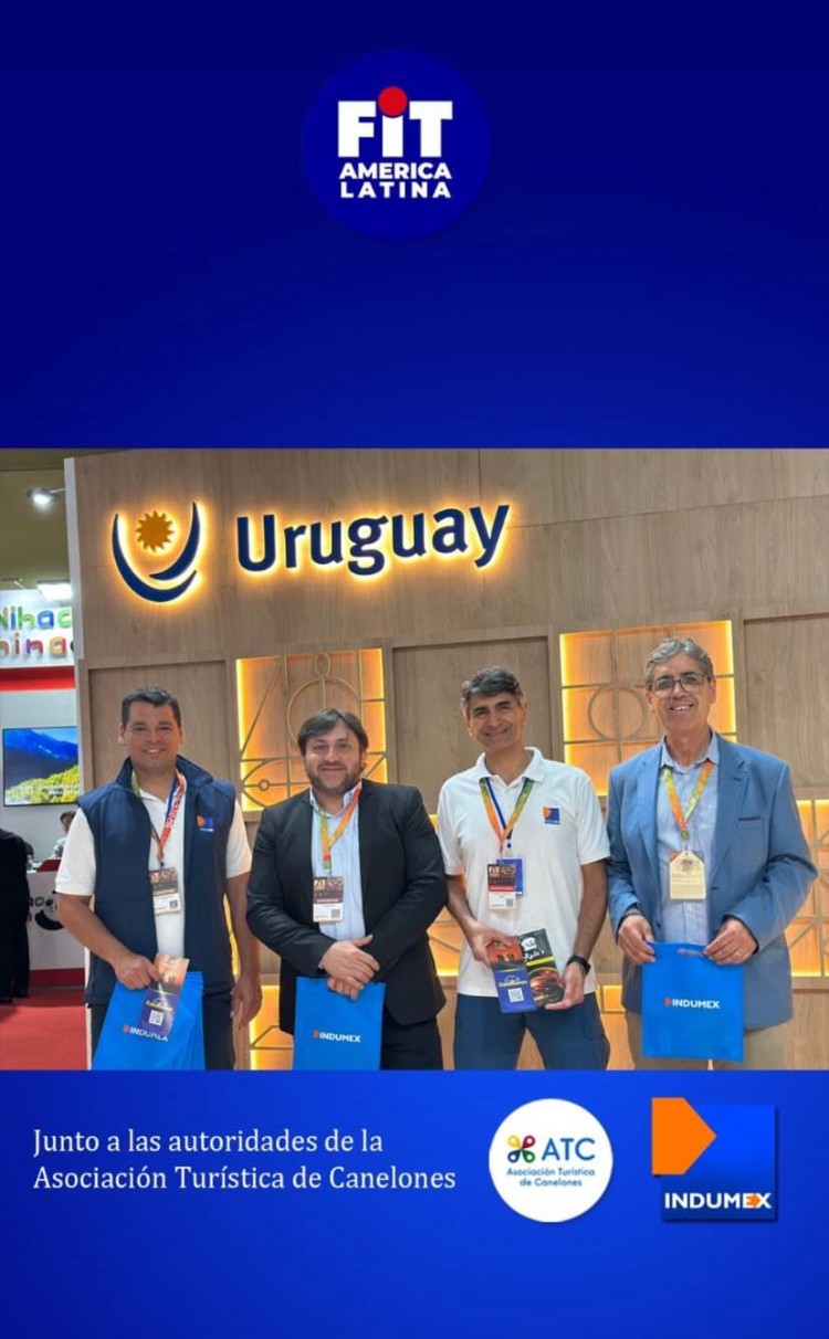 Indumex refuerza su alianza con la Asociación Turística de Canelones y se consolida como socio estratégico en la FIT 2025