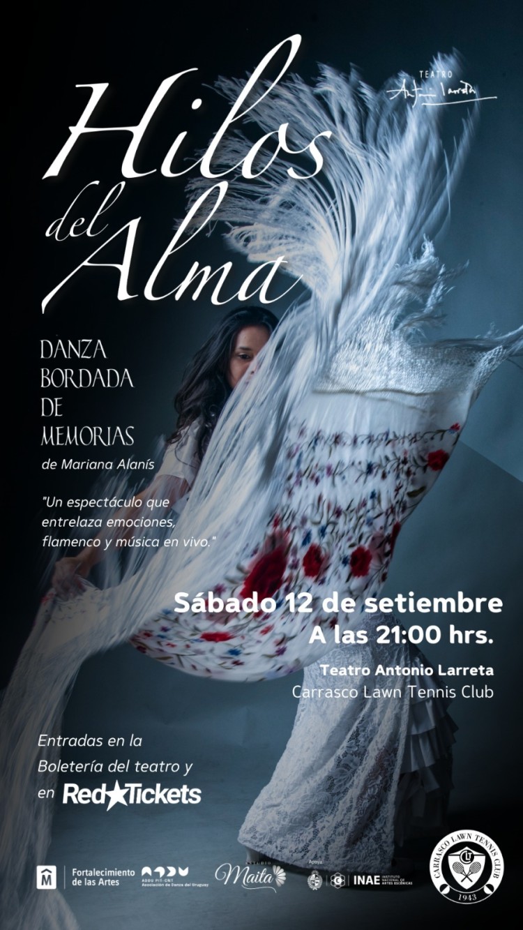 Mariana Alan&iacute;s presenta en una &uacute;nica funci&oacute;n el 12 de setiembre en el Teatro Antonio Larreta.