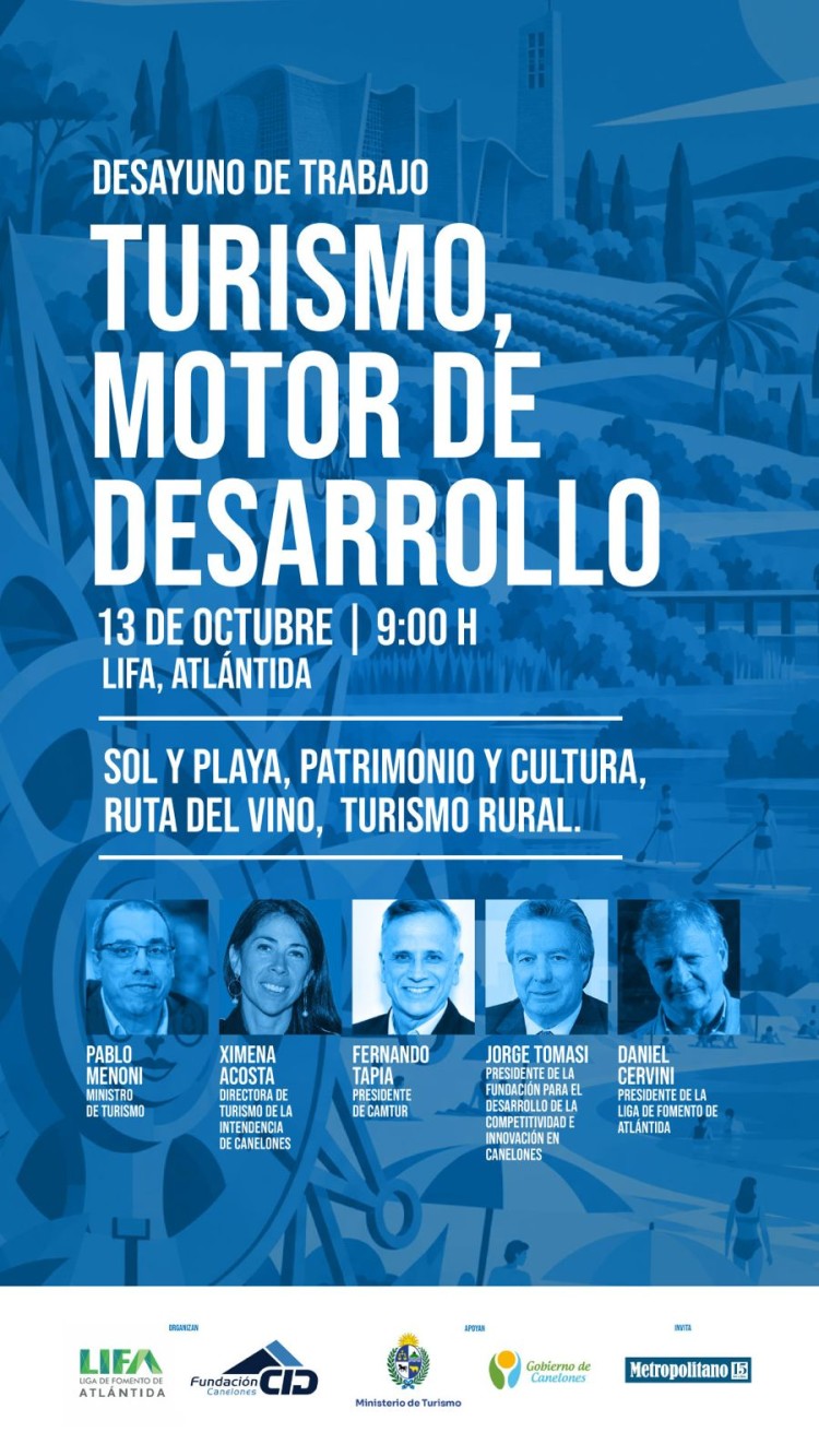 La liga de fomento de Atl&aacute;ntida invita a conversatorio sobre inversi&oacute;n y desarrollo en Canelones.