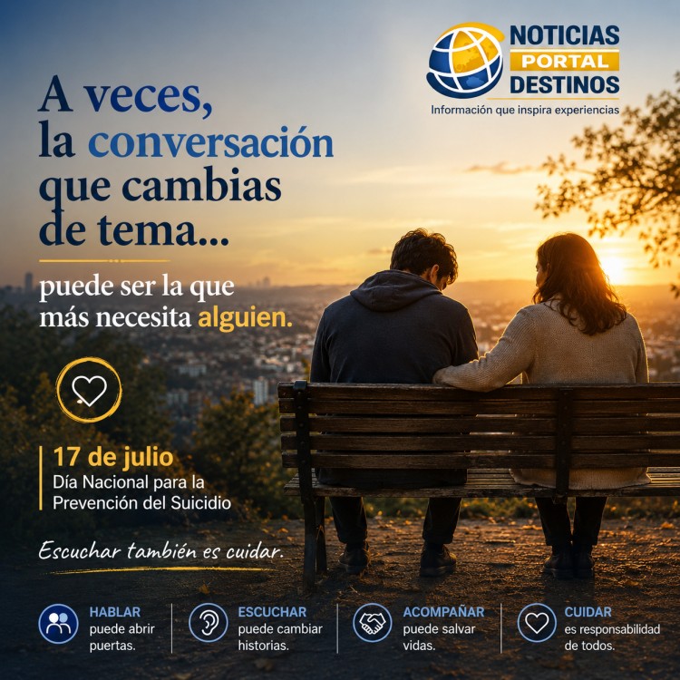 17 de julio: D&iacute;a Nacional para la Prevenci&oacute;n del Suicidio en Uruguay, una conversaci&oacute;n que puede salvar vidas