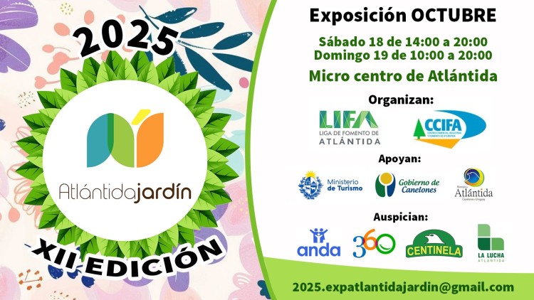 Atlántida Jardín 2025: el microcentro se llena de jardines y sabor