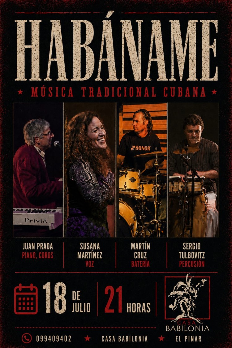 Hab&aacute;name regresa a Uruguay con dos conciertos dedicados a la m&uacute;sica cubana