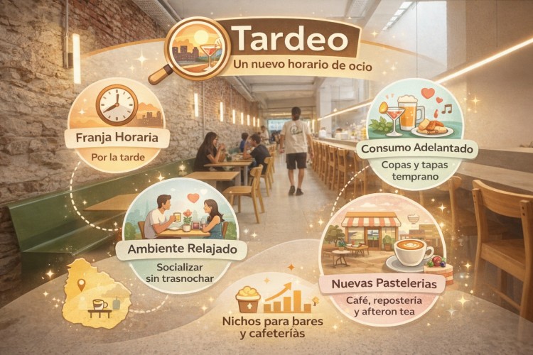 Tardeo: el cambio en el ocio que impulsa cafeter&iacute;as y bares en Uruguay
