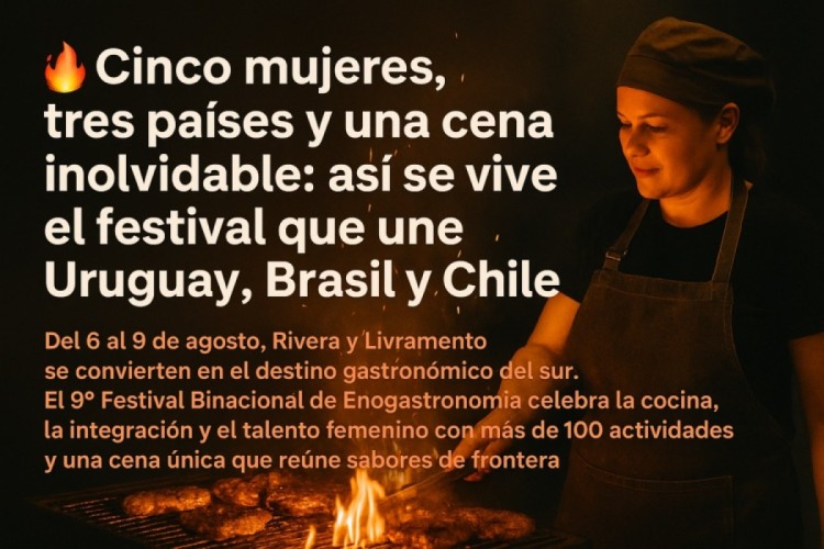 El festival que une Uruguay, Brasil y Chile a través del fuego y la gastronomía